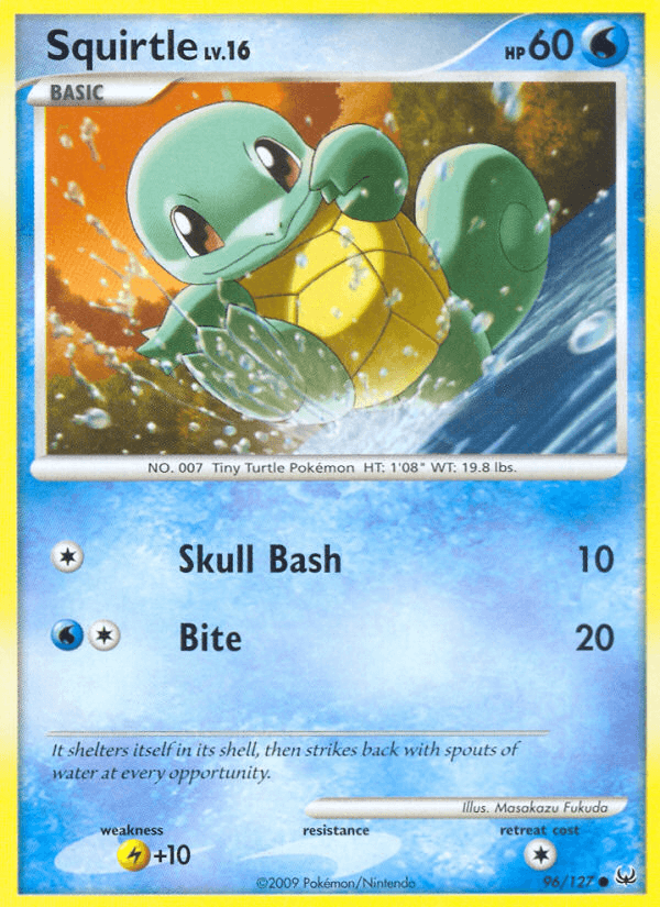 Squirtle Platinum card