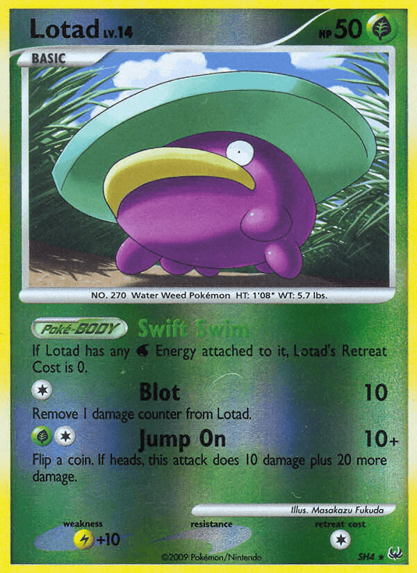 Lotad Platinum card
