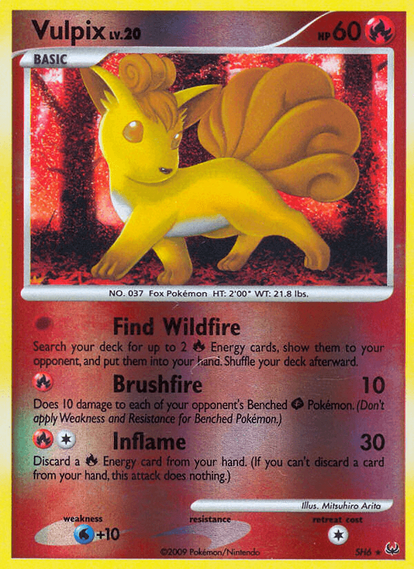 Vulpix Platinum card