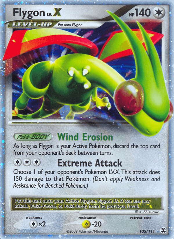 Flygon LV.X Rising Rivals card