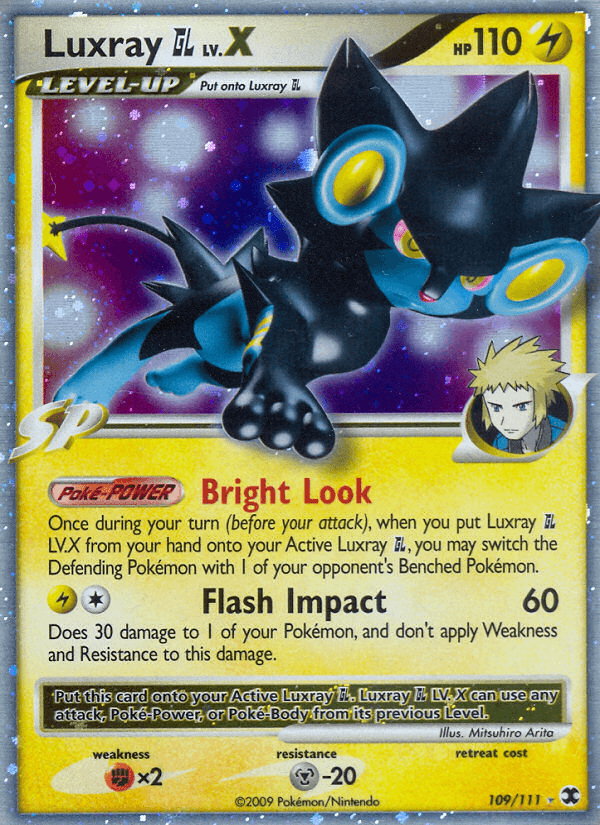 Luxray GL LV.X Rising Rivals card