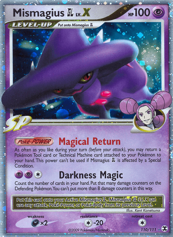 Mismagius GL LV.X Rising Rivals card