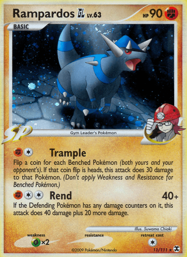 Rampardos GL Rising Rivals card