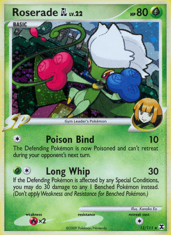 Roserade GL Rising Rivals card