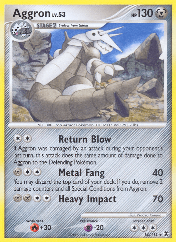 Aggron Rising Rivals card