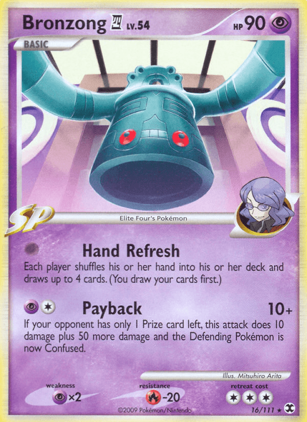 Bronzong E4 Rising Rivals card
