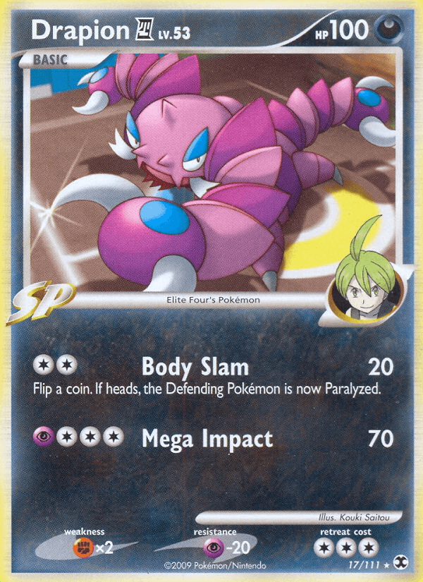 Drapion E4 Rising Rivals card
