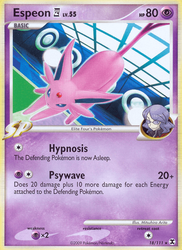 Espeon E4 Rising Rivals card
