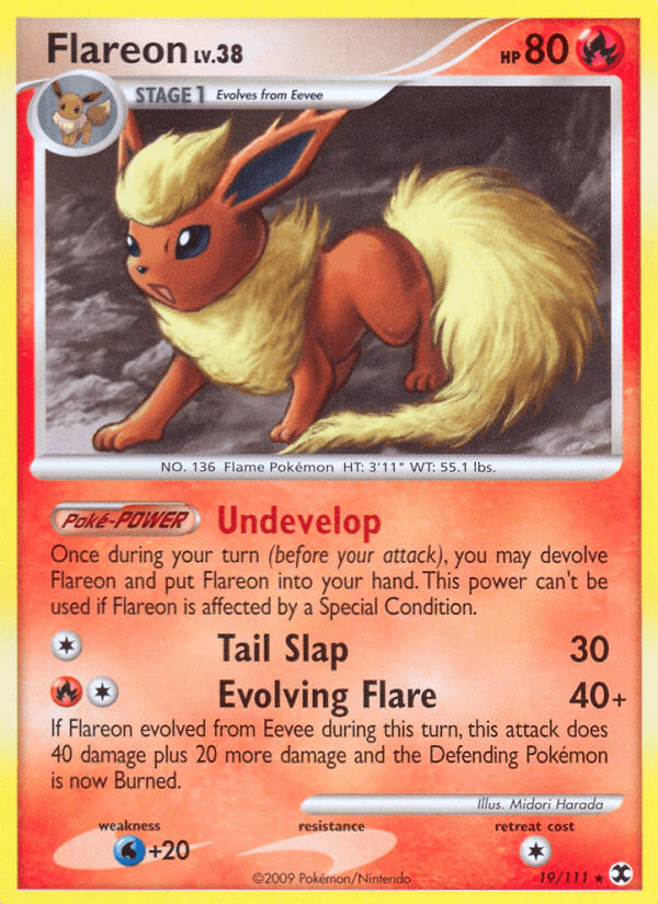 Flareon Rising Rivals card
