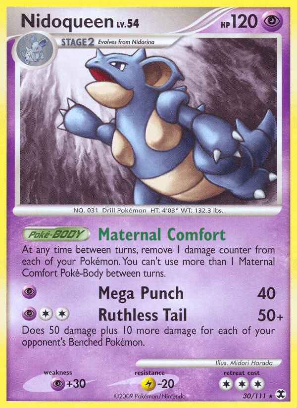 Nidoqueen Rising Rivals card