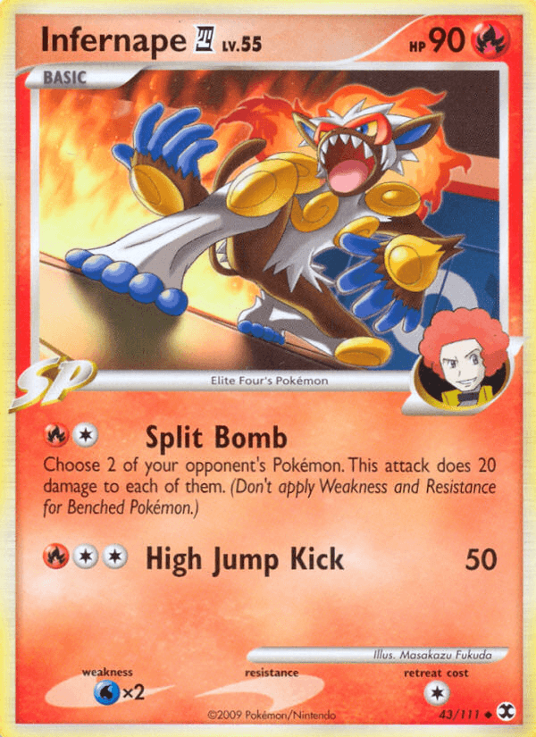 Infernape E4 Rising Rivals card