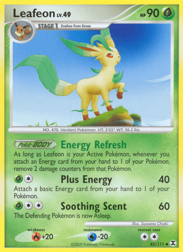 Leafeon Rising Rivals card