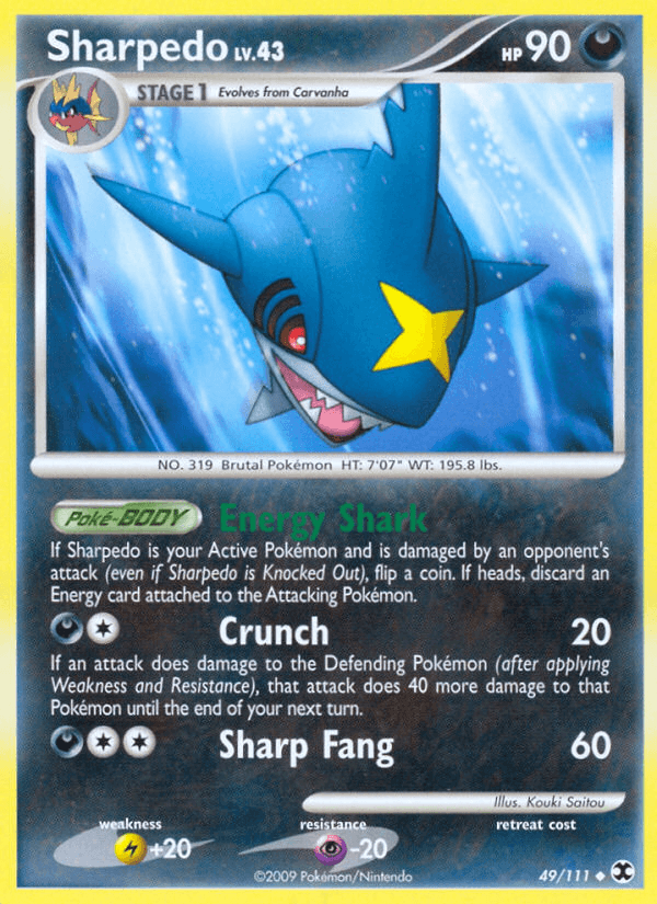 Sharpedo Rising Rivals card