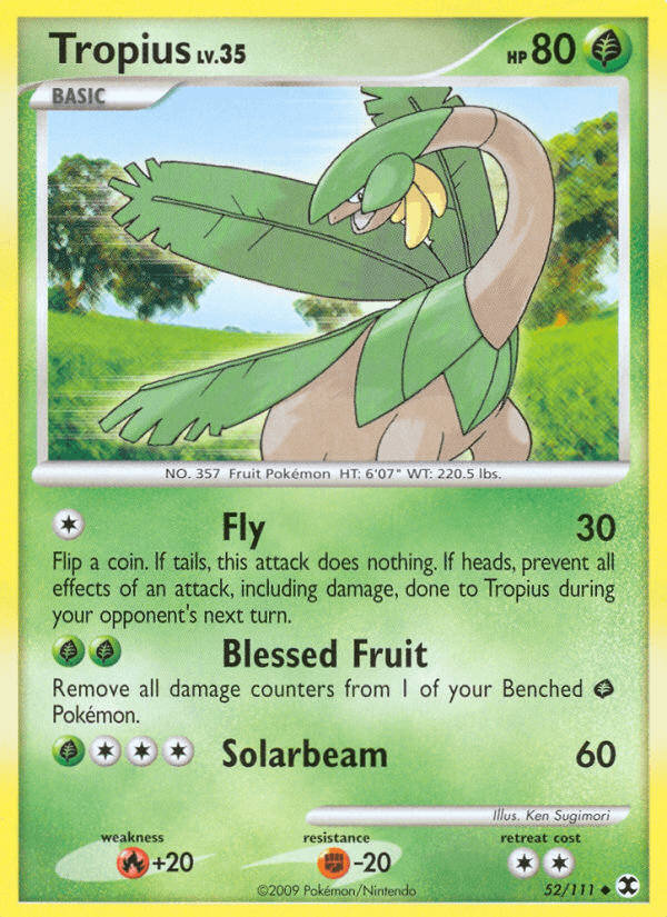 Tropius Rising Rivals card