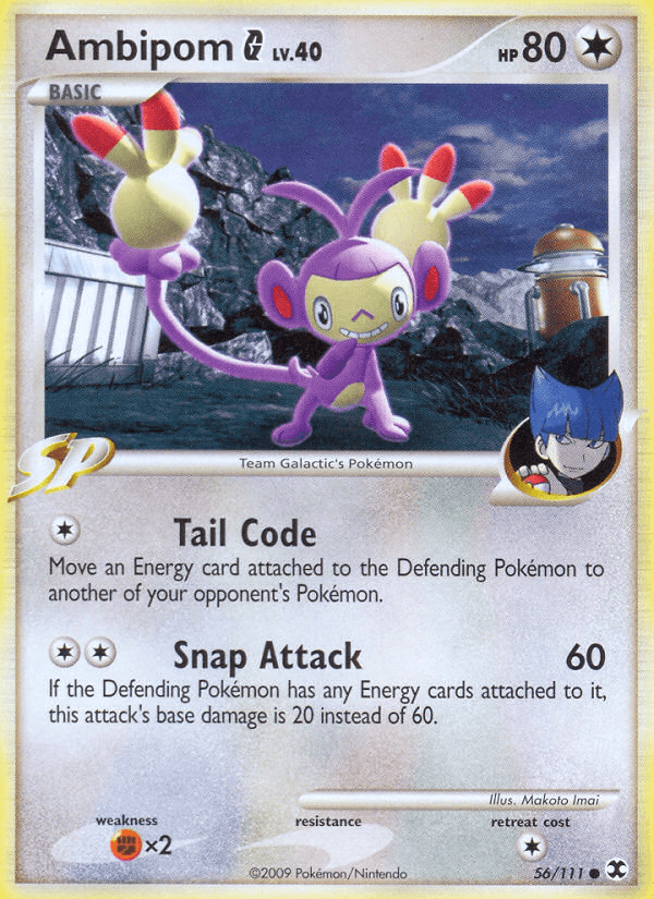 Ambipom G Rising Rivals card