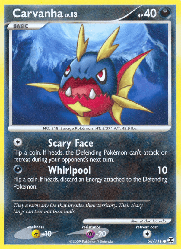 Carvanha Rising Rivals card