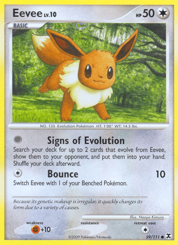 Eevee Rising Rivals card