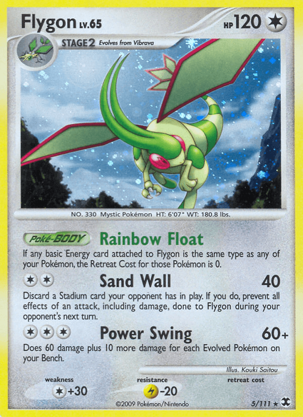 Flygon Rising Rivals card