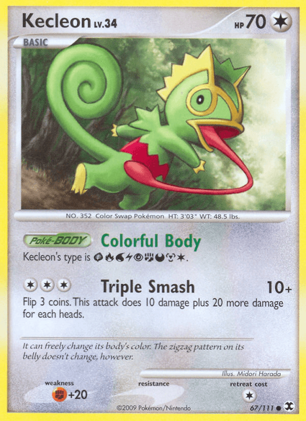 Kecleon Rising Rivals card