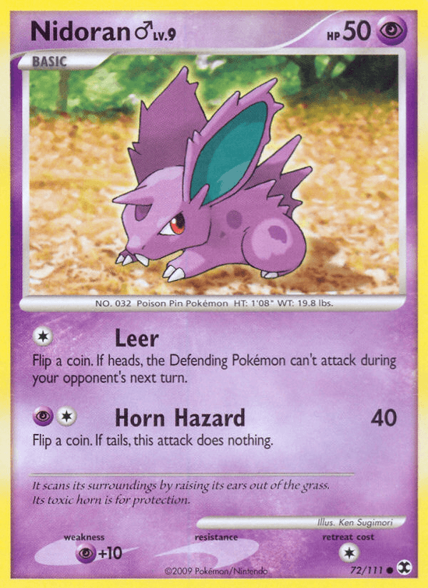 Nidoran ♂ Rising Rivals card