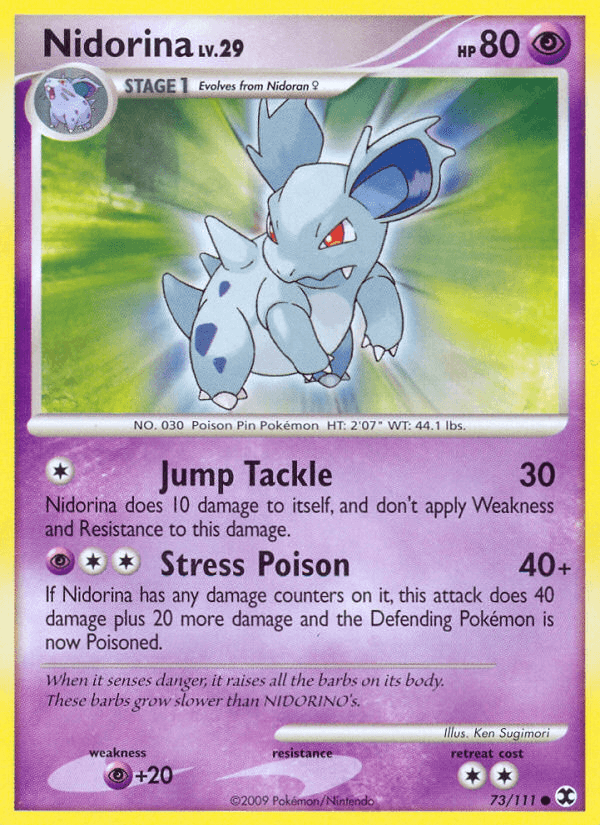 Nidorina Rising Rivals card