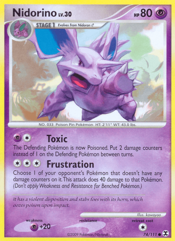Nidorino Rising Rivals card