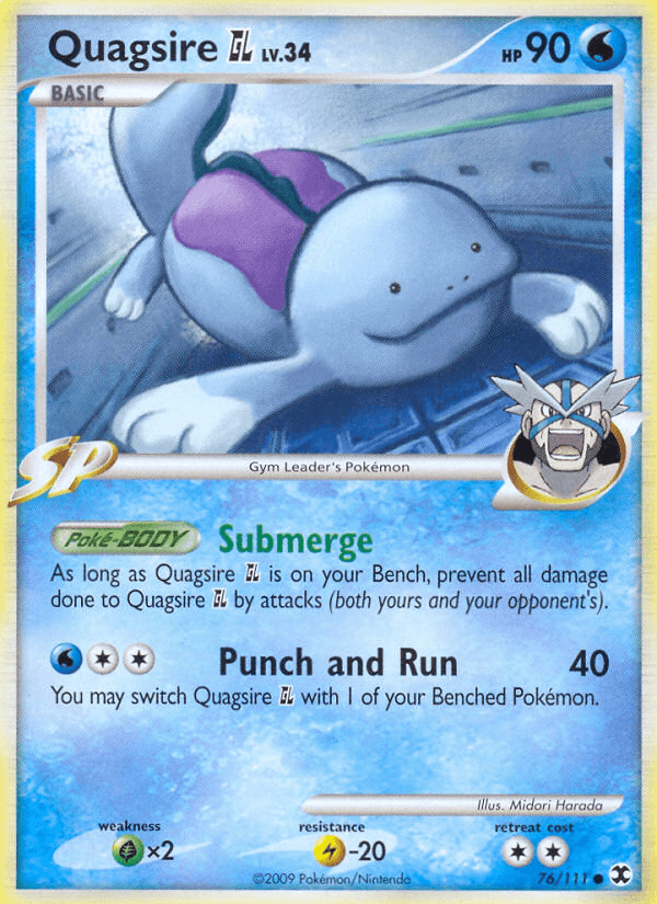 Quagsire GL Rising Rivals card