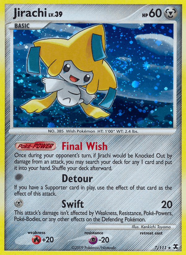 Jirachi Rising Rivals card