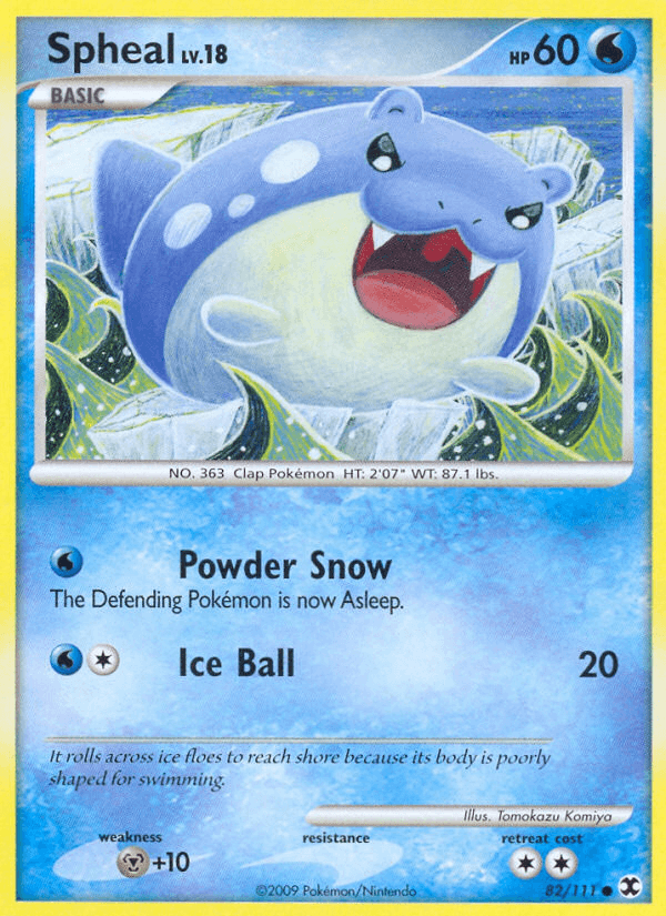 Spheal Rising Rivals card