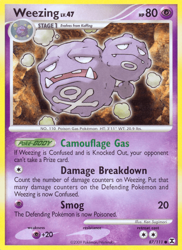 Weezing Rising Rivals card
