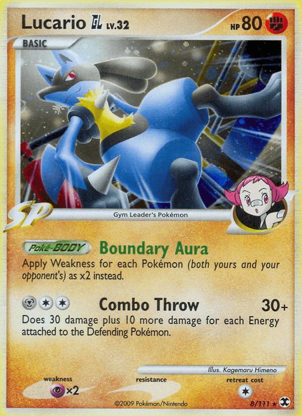 Lucario GL Rising Rivals card