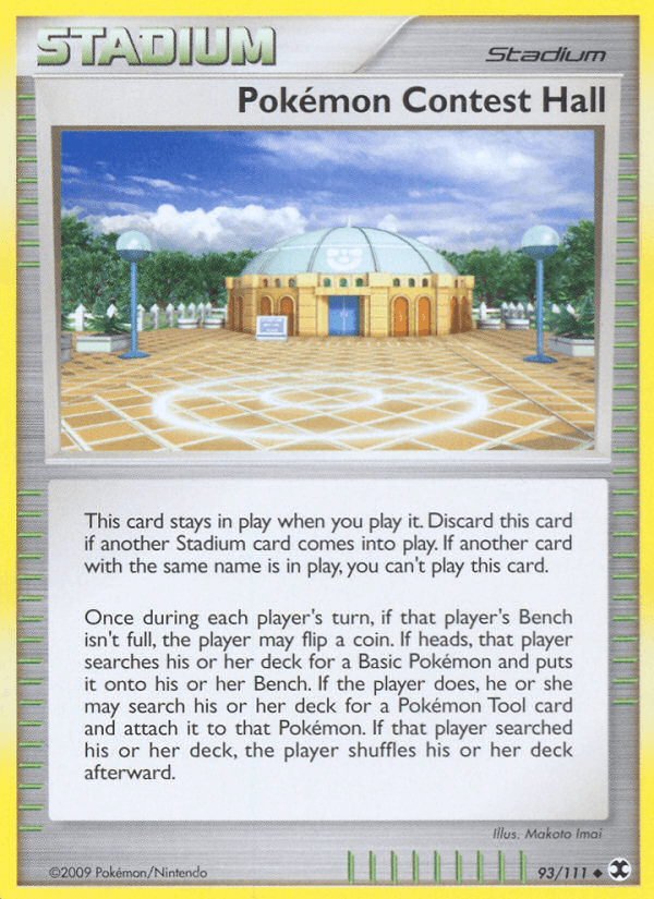Pokémon Contest Hall Rising Rivals card