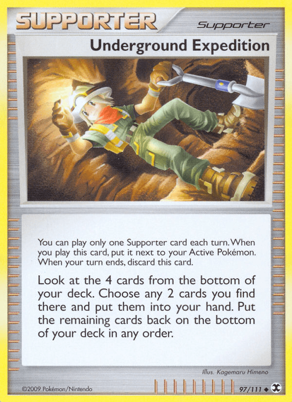 Underground Expedition Rising Rivals card