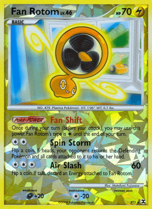 Fan Rotom Rising Rivals card