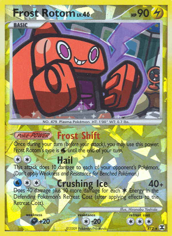 Frost Rotom Rising Rivals card