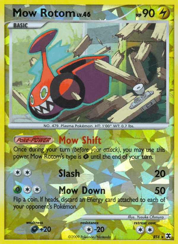 Mow Rotom Rising Rivals card
