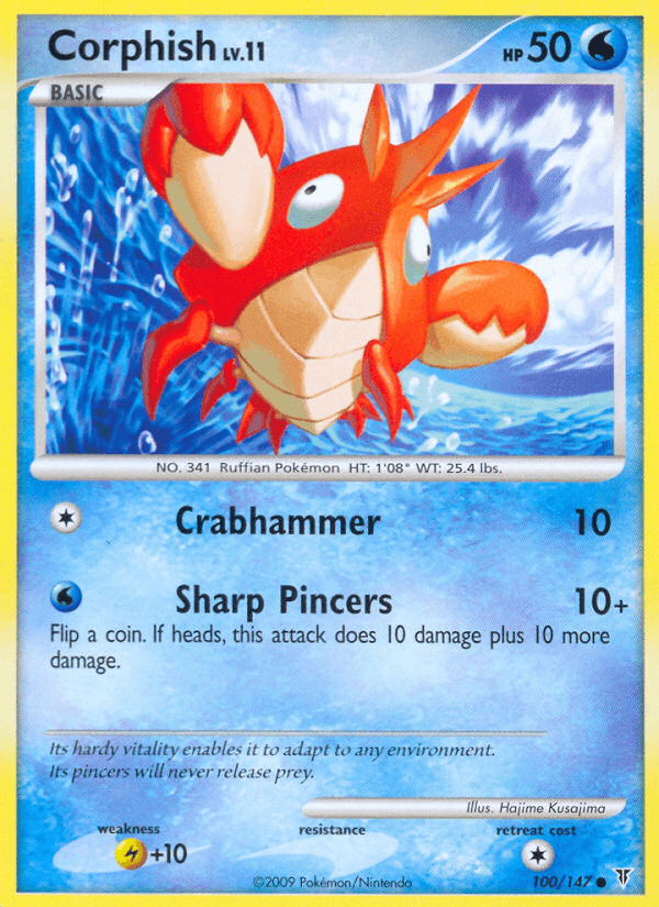 Corphish 寶可夢 card
