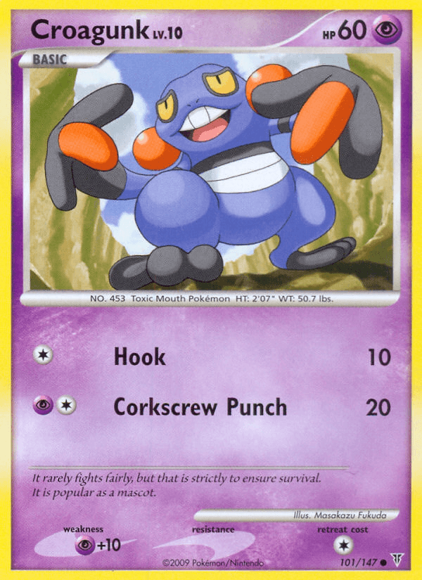 Croagunk Supreme Victors card