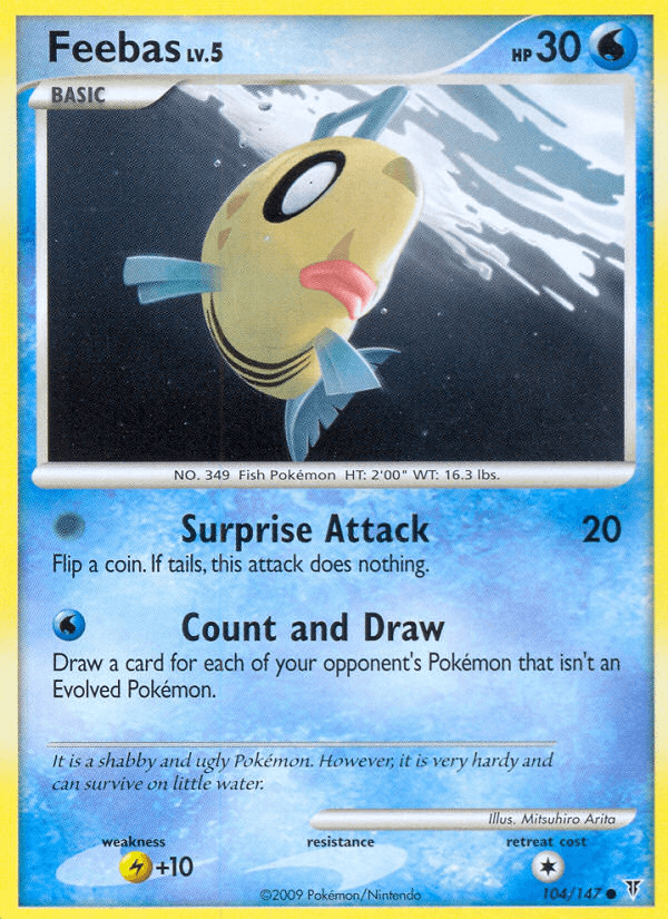 Feebas Supreme Victors card