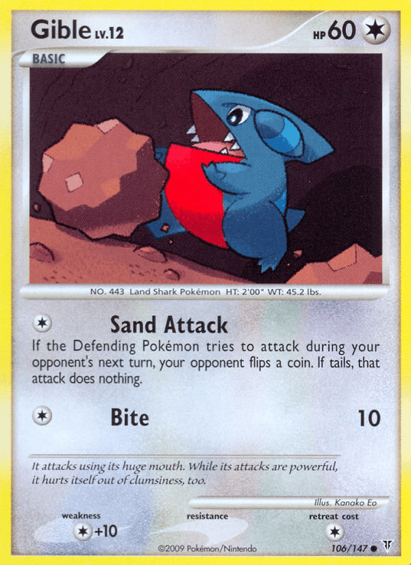 Gible Supreme Victors card