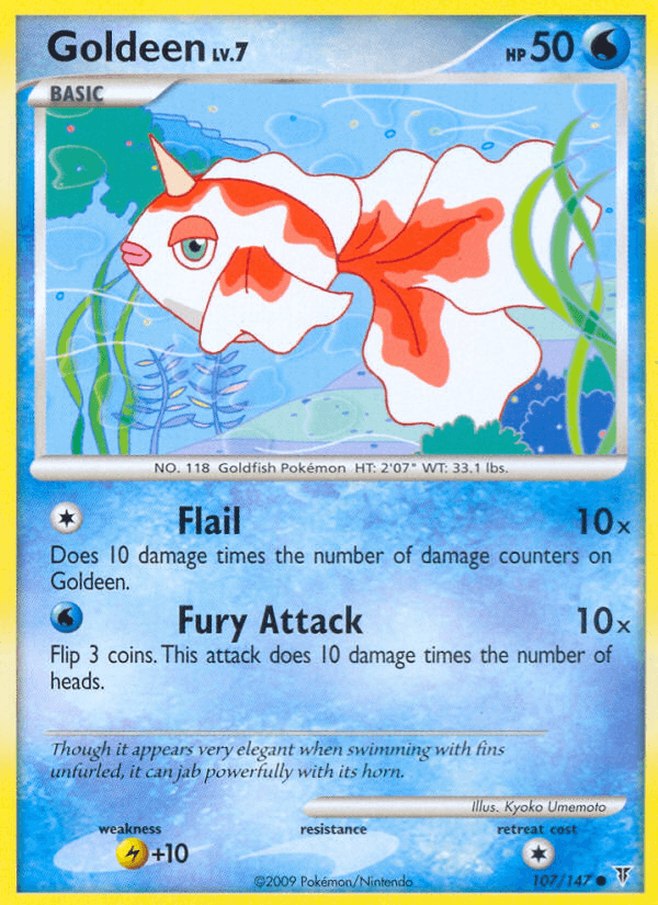 Goldeen Supreme Victors card