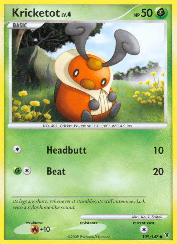 Kricketot Supreme Victors card