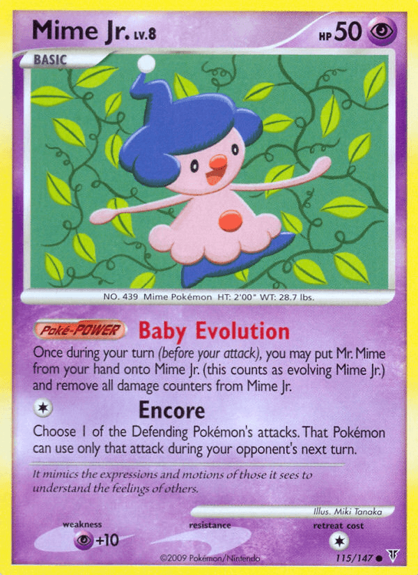 Mime Jr. Supreme Victors card