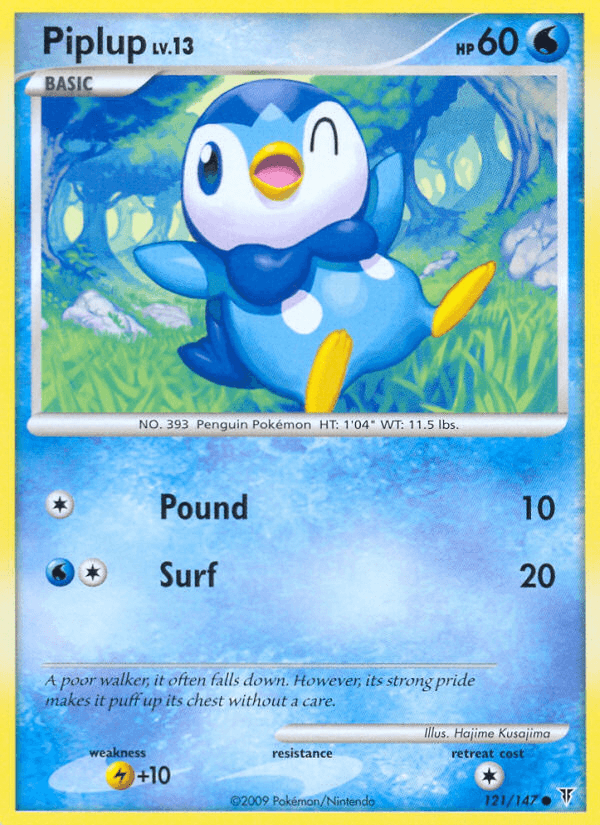 Piplup Supreme Victors card