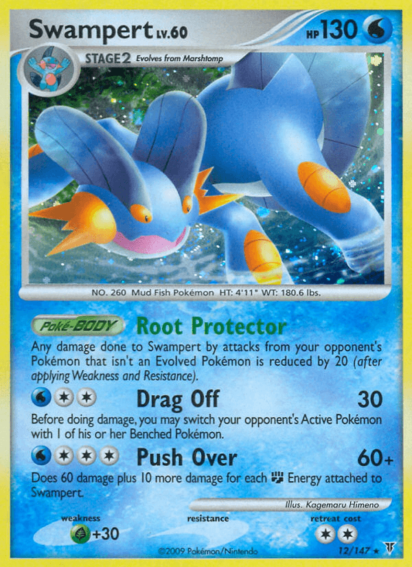 Swampert Supreme Victors card