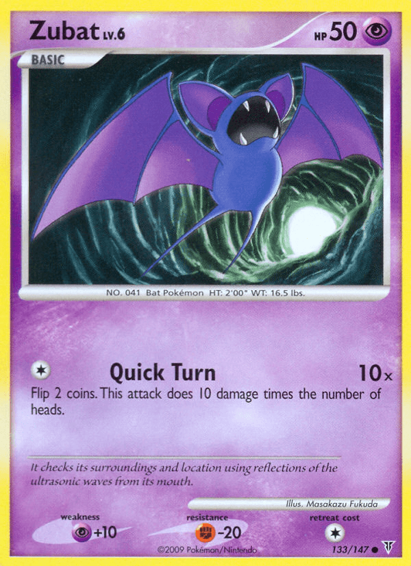 Zubat Supreme Victors card
