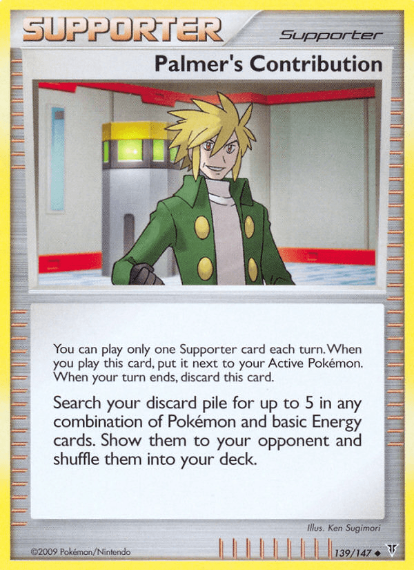 Palmer's Contribution Supreme Victors card