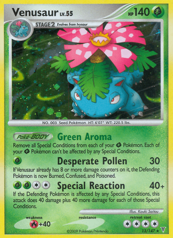 Venusaur Supreme Victors card