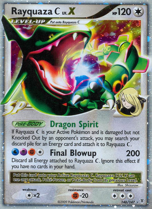 Rayquaza C LV.X Supreme Victors card
