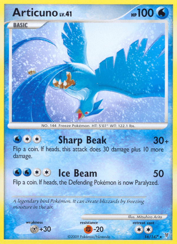 Articuno Supreme Victors card